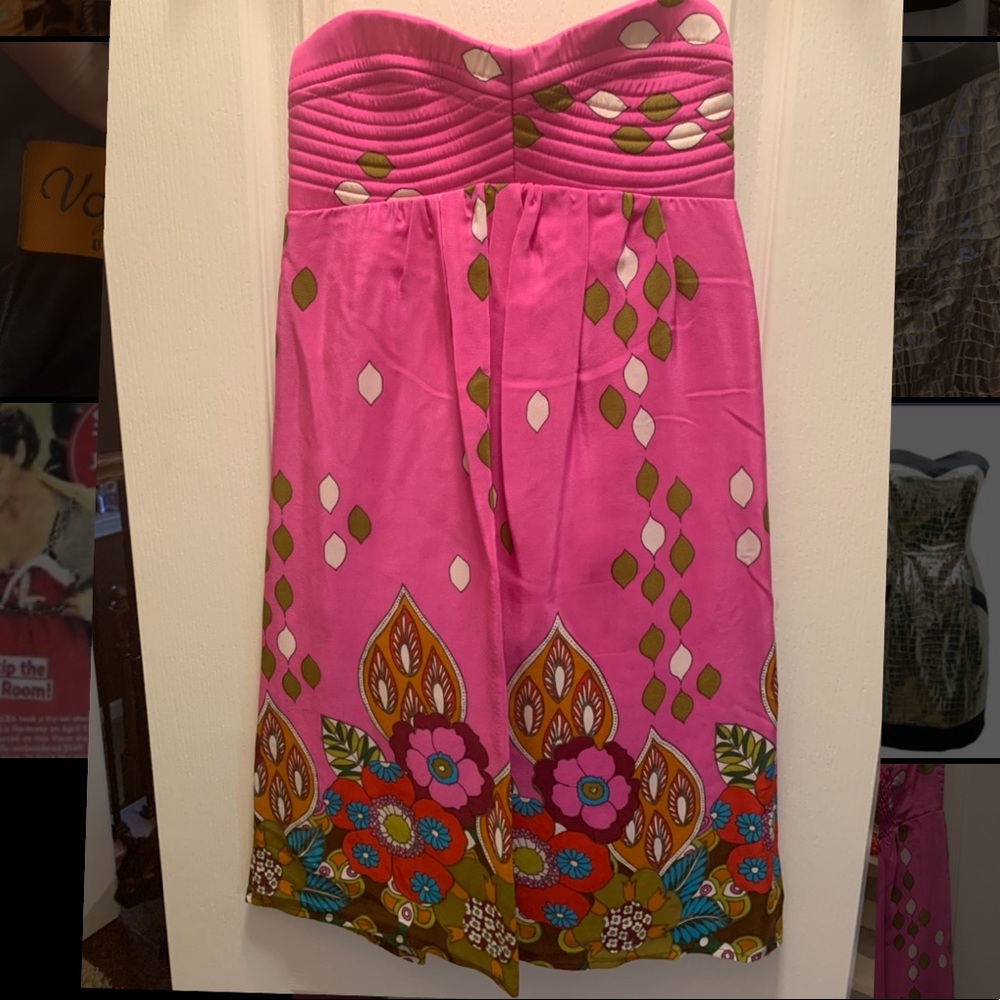 Rubber Ducky strapless dress